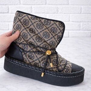 Tory Burch Monogram Winter Boots